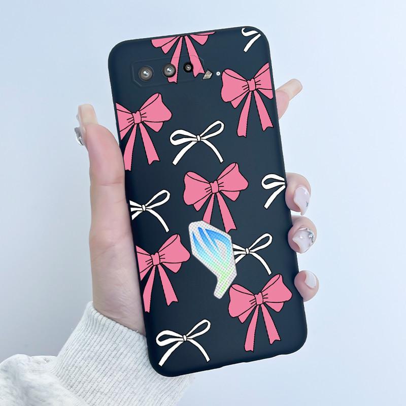 Для Asus ROG Phone 5 5s Чехол Роскошный Милый Кролик с Сердечками Забавный Мягкий Силиконовый TPU Защитный Задний Чехол Для Телефона Asus Rog 5 5s