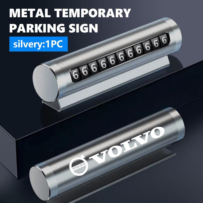 For Volvo Car Accessories Temporary Parking Card Night Glowing Sign To Stop V60 V50 V40 S80 S60 S90 C40 XC40 V70 XC70 XC60 XC90