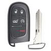 KEYECU GQ4-54T 433MHz 4A Chip For Jeep Cherokee 2014 2015 2016 2017 2018 2019 2020 Durango Chrysler 4/5 Buttons Car Remote Key