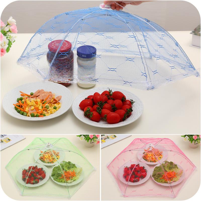 Hexagonal Mesh Lace Food Cover Foldable Vegetable Cover Large Table Cover Fly Repellent Mosquito Food Cover Umbrella Cover
