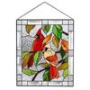 Плоский витражный подвес Акриловая подвесная витражная панель с птицами Домашнее украшение