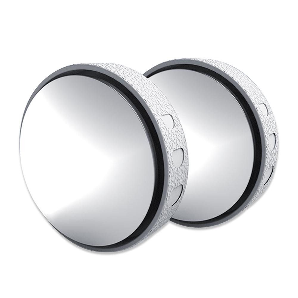 2 шт. вращающееся на 360° зеркало заднего вида для слепых зон автомобиля с широким углом обзора, регулируемое круглое зеркало с присоской, выпуклое зеркало