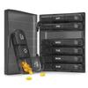 Durable Pill Storage Box Large Compartments Convenient 7 Days Case Tablet Container