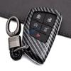 Чехол-брелок для смарт-ключа автомобиля из ABS-углеродного волокна Для Buick Envision Chevy Tahoe Suburban Colorado Traverse Gmc Yukon Canyon