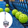 Pickleball Ball Retriever Grabber Basket, 20 Balls Capacity Collector Picker Container