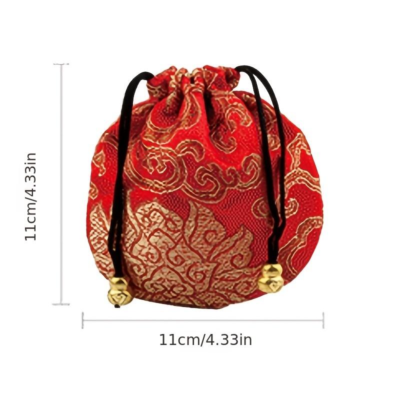Chinese Style Jewelry Bags Brooch Bags, Character Bead Bracelet Storage Bag