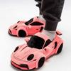Плюшевая тапочка-игрушка Jie Racing Car, Милые домашние тапочки в форме животных для детей, Мягкие удобные нескользящие комнатные тапочки, Подарок для мальчиков и девочек