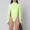 High Necked, Long Sleeved, High Waisted Tight Fitting Clothes for Women In Autumn and Winter, Sexy and Slimming Elastic Jumpsuit