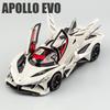 1/24 Apollo Project EVO Supercar Alloy Die Cast Toy Car Model Sound and Light Children's Toy Collectibles Birthday Gift