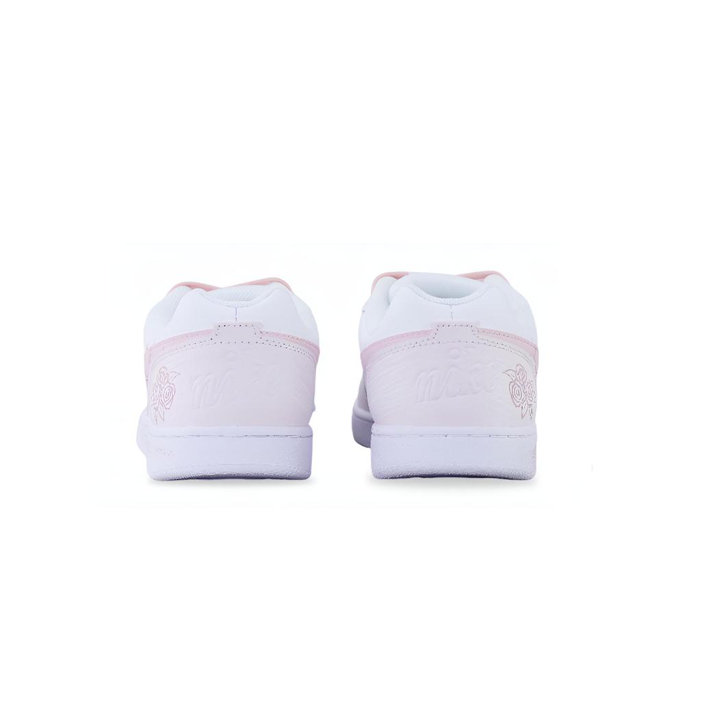 Nike EBERNON Abrasion Resistant Low top Skateboard Shoes Unisex Pink White AQ1775-100(Team840-)