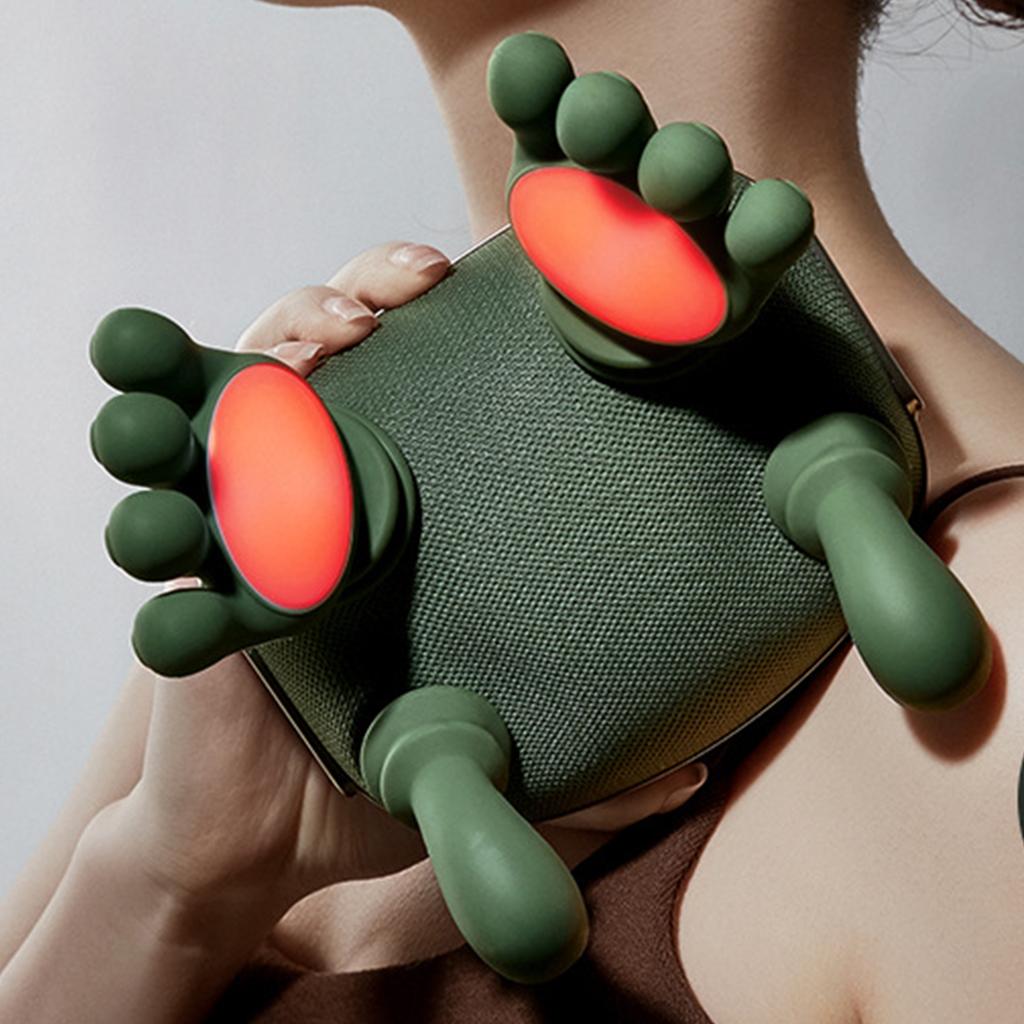 Массажер для шеи и плеч 3-уровневый массажер для шейного отдела позвоночника Глубокий тканевый Шиацу массажер для спины Бионический Беспроводной Снятие усталости Расслабление мышц НОВЫЙ