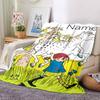 Custom Name Pippi Theme Printed Blanket Perfect For Couch Bed Travel Outdoor Use Machine Washable Cozy Durable