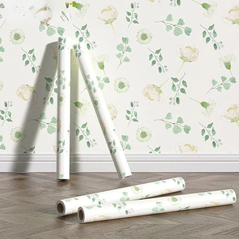 Креативный дизайн Осенний лист Наклейка на стену шкафа Спальня Гостиная Декор стен Бумажный шкаф Мебель Обои Домашний декор