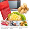 2Pcs Baked Potato Bag Reusable Food Bags Microwave Potato Bag Multi-purpose Vegetable Cooker Space Saving Kitchen Gadget