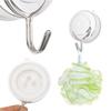 1pc Metal Vacuum Suction Cup Hook Shower Towel Bathroom Wall Door Sucker Hanger