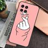 Корейский чехол с жестом 'сердце пальцами' для Samsung Galaxy M32 M31 M12 M52 M13 M33 M53 M11 M51 M15 M55 M14 M34 M54 M20 M30s