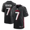 Мужская черная футболка с джерси NFL Atlanta Falcons №7 ROBINSON