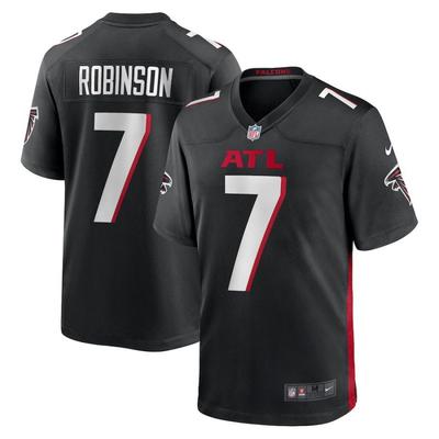 Мужская черная футболка с джерси NFL Atlanta Falcons №7 ROBINSON