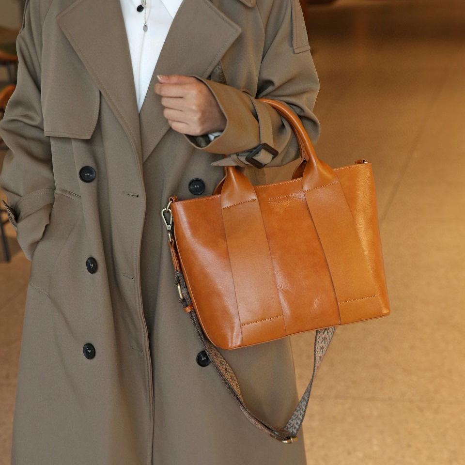 Винтажная кожаная сумка через плечо, женская сумка, большая вместимость, сумка из коровьей кожи