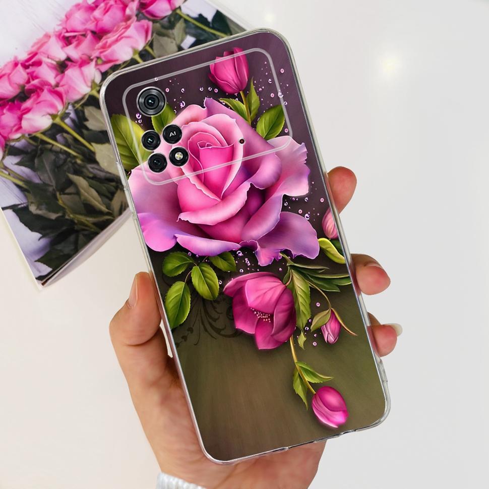 Beautiful Butterfly For Xiaomi Poco M4 Pro Case Silicone Soft Fundas Phone Back Cover For Xiaomi Poco M4 PocoM4 Pro 4G 5G Bumper