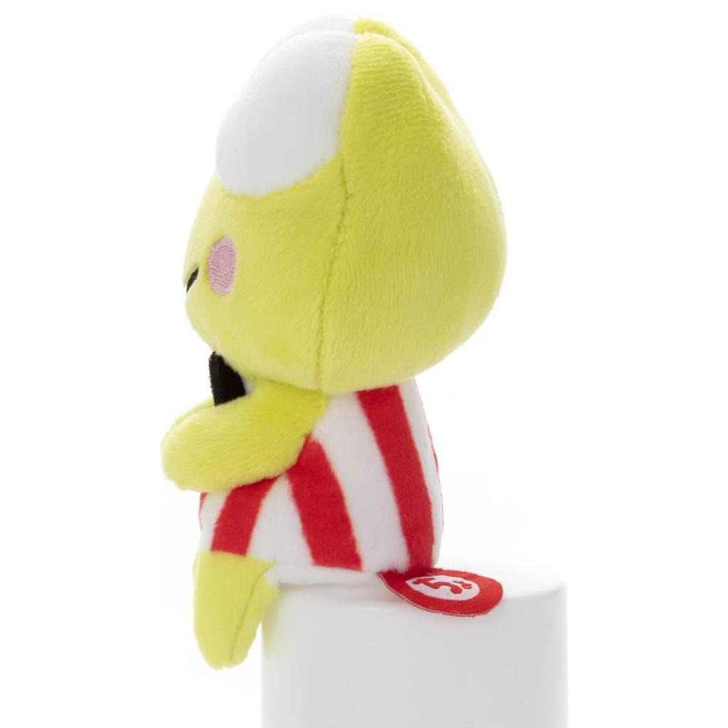 TAKARATOMY A.R.T.S Sanrio Characters Chokkori-san Kerokerokeroppi Plush Toy, Approximately 11cm Tall