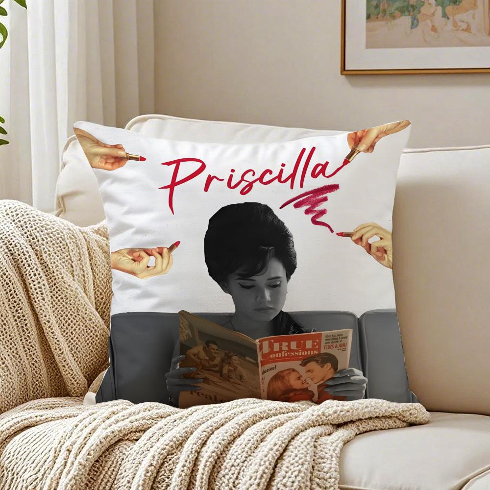 singer pop PPriscilla Cushion Cover Pillowcase Antidustmite living Room Sofa Decor Cushion Room