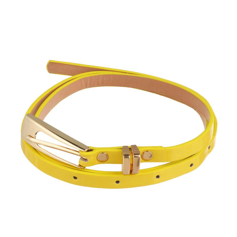 Регулируемый повседневный пояс из искусственной кожи, женский пояс-кушак для платья, узкий тонкий пояс, пояс на талию