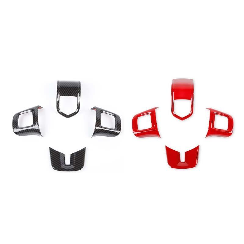 Наклейка на рулевое колесо ABS, подходит для Dodge Charger, Dodge Challenger, Durango, Dart Journey, аксессуары для интерьера