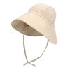 Cotton Linen Baby Sun Hat Summer Autumn Big Brim Kids Caps for Girls Boys Panama Children Bucket Hats for Beach Travel 9M-4Y