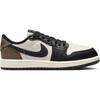 Кроссовки Air Jordan 1 Retro Low OG PS Mocha Kids белые черные темно-мокко FQ5436-102