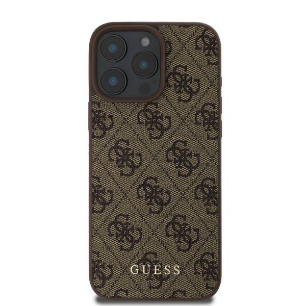 Etui Do Iphone 16 Pro Guess Brązowy Hardcase 4G Classic