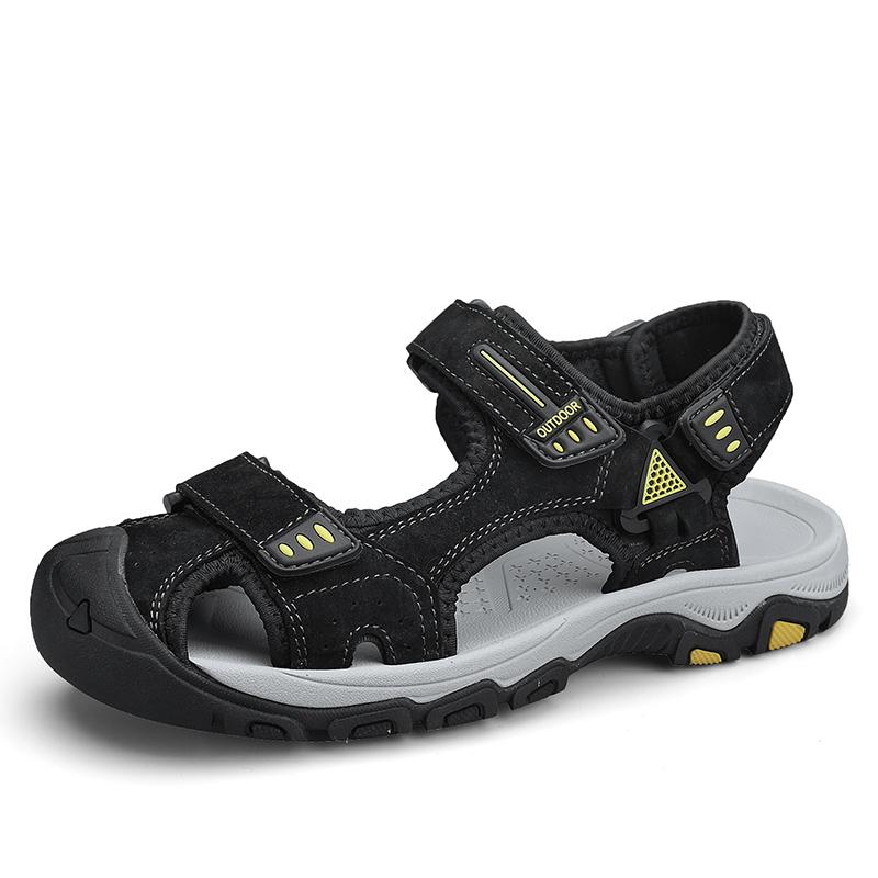 Мужские модные сандалии 2024 года, летние сандалии, повседневная обувь для активного отдыха, сандалии для горного туризма, удобные нескользящие тапочки, пляжные сандалии
