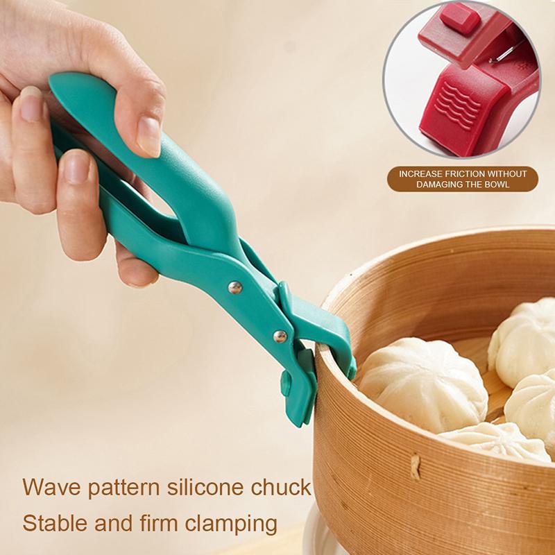 1PCS Bowl Home Anti-Scald Bowl Holder Clip Multifunctional Silicone Dish Lifter Anti-slip Anti-scalding Heat-resistant Kitchen