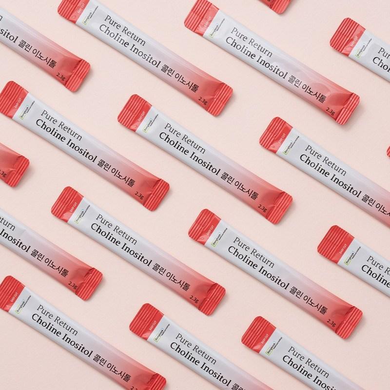 Dongguk Pure Return Холин Инозитол 30 пакетиков Подготовка к беременности Мио-инозитол Фолиевая кислота Витамины B C D Цинк, 69 г, 2 шт.