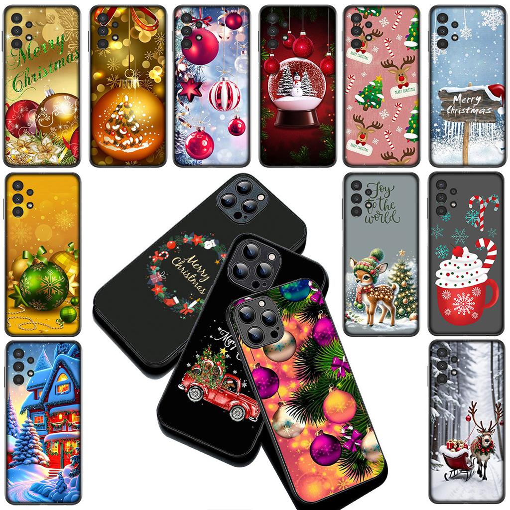 Deer Merry Christmas Tree Decoration Cover for Xiaomi Redmi Note 12 11 10 Pro 10A 10C 12C 13C Note12 12Pro Coque Phone Case
