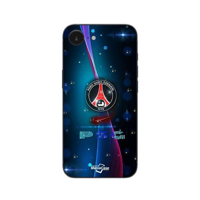 Coque de téléphone - MANIACASE - iPhone SE 2024 - Silicone TPU - Noir - Nike Paris Saint Germain