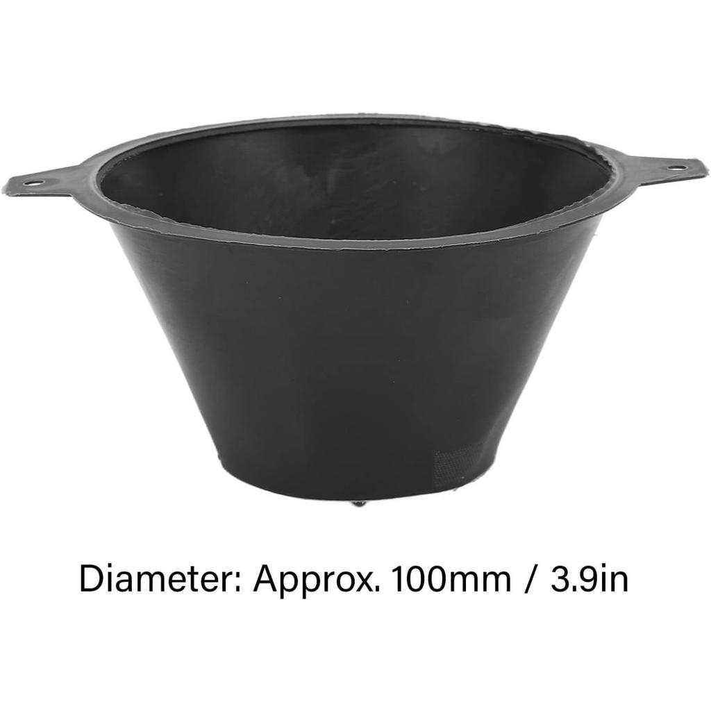 Фильтр для краски на водной основе, диаметр 100/123/163 мм, пластиковый сетчатый фильтр для краски, устойчивый к коррозии, легко очищается с помощью тонкой нейлоновой ткани для покраски автомобиля