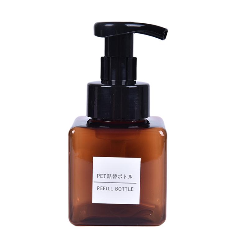 250 мл пенящаяся бутылка-дозатор для чистки лица портативная дорожная пенящаяся бутылка