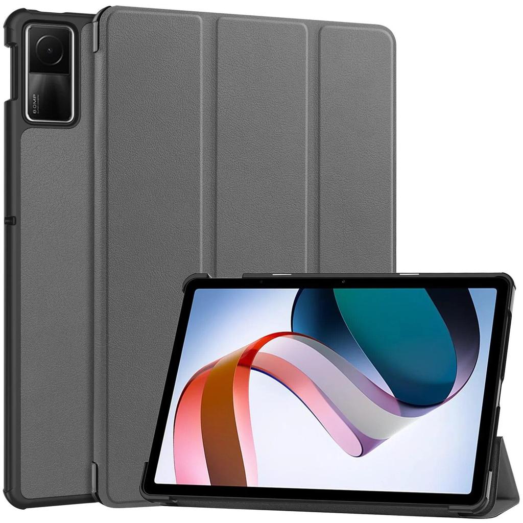 Чехол для Xiaomi Redmi Pad Se 11 дюймов, планшетный ПК, тройная складная тонкая подставка, сплошной магнитный чехол с функцией автоматического пробуждения