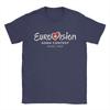 Футболка для мужчин E-Eurovisions Song Contest 2025, 100% хлопок, повседневные футболки, Швейцария, футболки с коротким рукавом, товары больших размеров