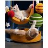 Космическая капсула когтеточка для кошек кошачье гнездо интегрированная кошачья маленькая квартира сизалевая кошачья полка кошачий когтеточ столбик дерево не занимает кошачьи игрушки