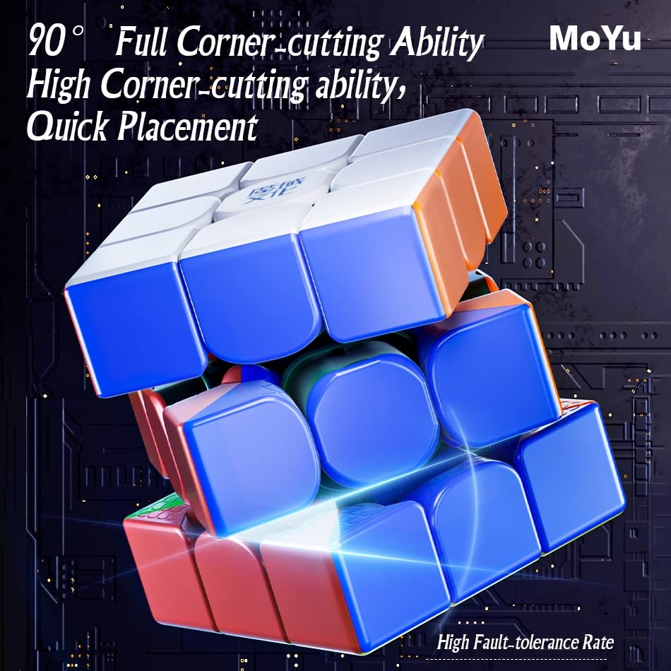 Bucubke Moyu WeiLong WRM V9 MagLev UV 3x3 2023 Без наклеек Кубик Рубика WeiLong V9 Магнитная левитация Шариковый сердечник УФ Головоломка Магия WeiLong V9 Шариковый сердечник УФ