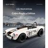 1/22 Ford Shelby Cobra Реплика Литой Модель Автомобиля Кабриолет Ретро Коллекция Классический Автомобиль Игрушечная Машина Подарок Мальчику на Праздник День Рождения