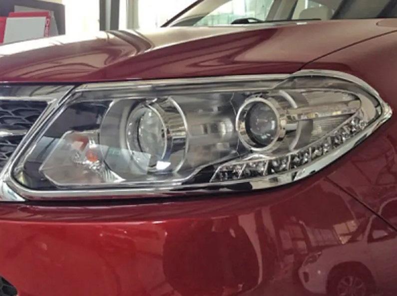 Накладки на фары Libao (2 шт, пласт) для Chery Tiggo 5