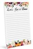 Inkdotpot Daily Planner List Pad Notepads Memo Pad, Undated To-Do List Tear Off Pad - 4.5 X 7.5 Inches (50 Sheets) Organizer