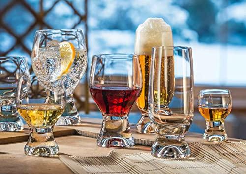 Богемное стекло Gina, стопки для холодных саке, набор из 6 штук, можно мыть в посудомоечной машине, Crystallex