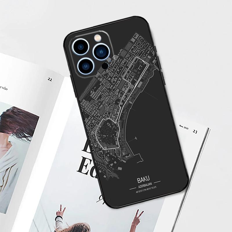 Чехол с трассой Формулы-1 для iPhone 17 Pro Max 14 11 15 16 Pro Max 13 12 mini 16 Plus 16e 17 Air Чехол для телефона