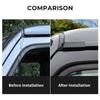 Car Top Roof Rain Gutter Extensions for Jeep Wrangler