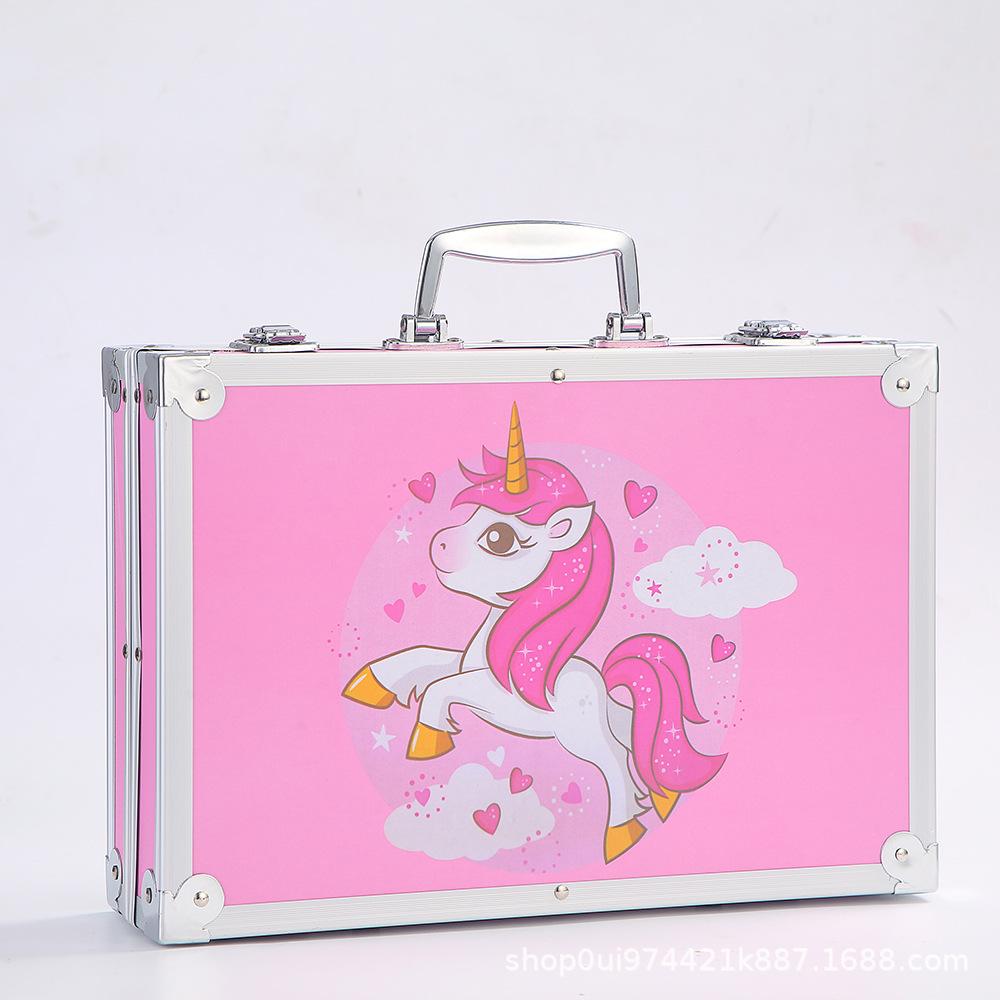 Watercolor Paint Brush Painting Set 148 Pcs Vivid Colors In Aluminum Alloy Box for Student Artists, Amateur Hobbyists and Painting Lovers