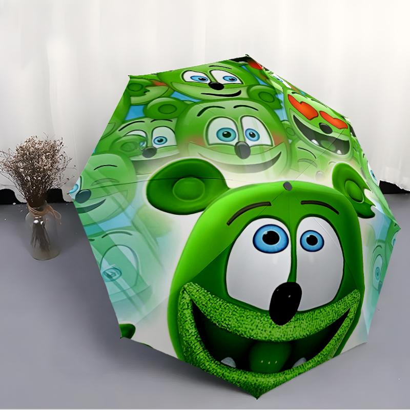 1pc Gummy Bear1 Umbrella, Sun Protection, And UV Shielding. It Has Eight Sturdy Ribs for Outdoor Use And Perfect Gift